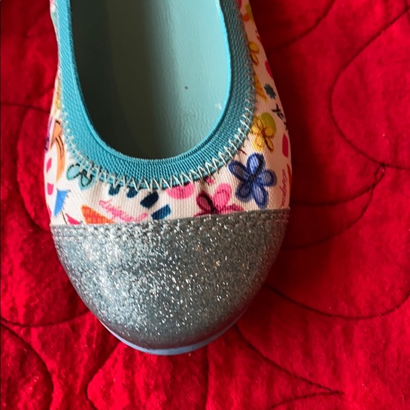 Desigual butterfly ballet flats size 11.5 - Picture 2 of 5